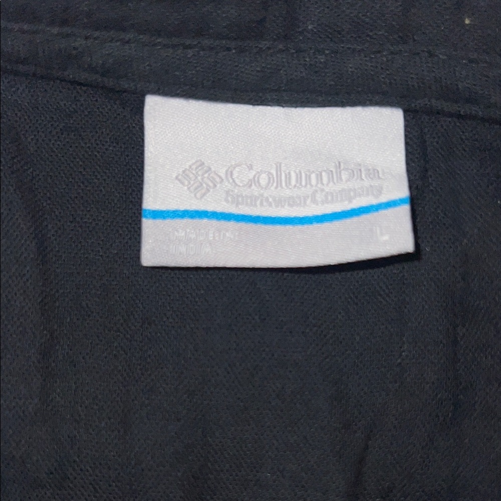 Columbia Midnight Black Button Up Casual Shirt NWT - Picture 4 of 4